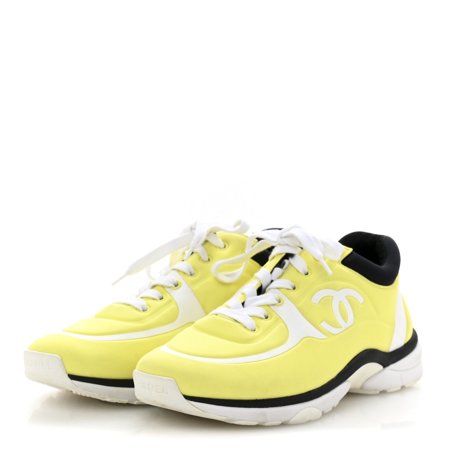 Lycra Fabric CC Sneakers 38 Yellow