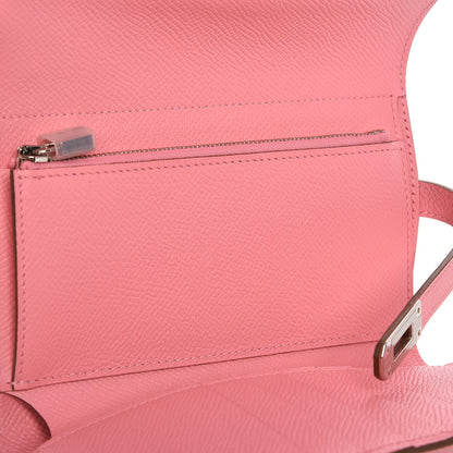 Hermes Epsom Medium Kelly Wallet Rose Confetti 7 of 9