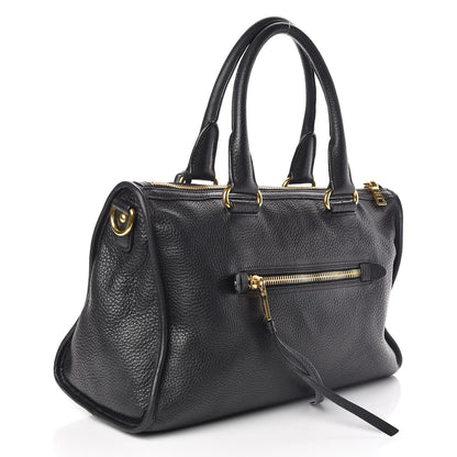 Prada Vitello Daino Shopping Satchel Black 3 of 11