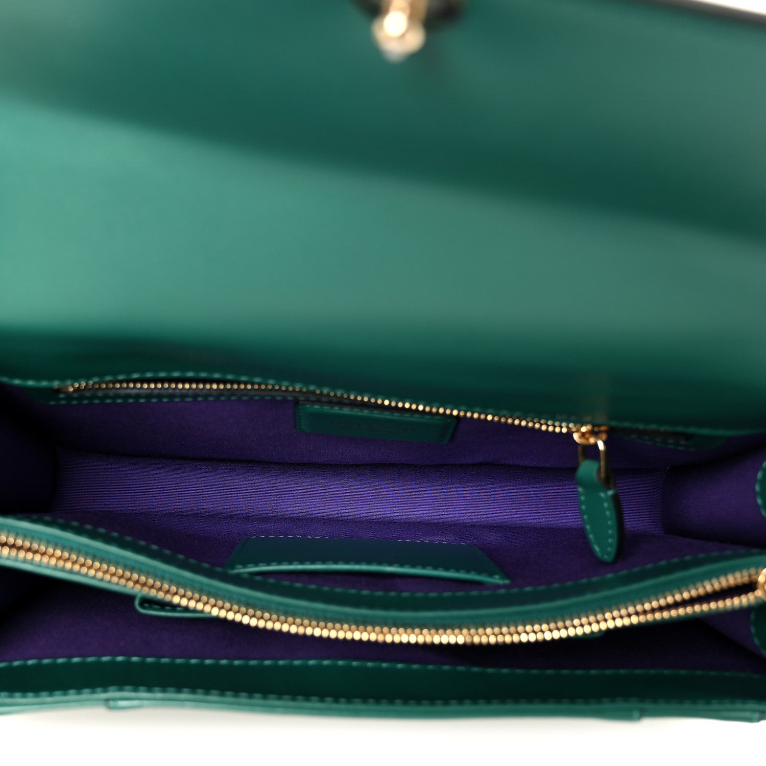 Bulgari Calfskin Serpenti Forever Shoulder Bag Emerald Green 6 of 12