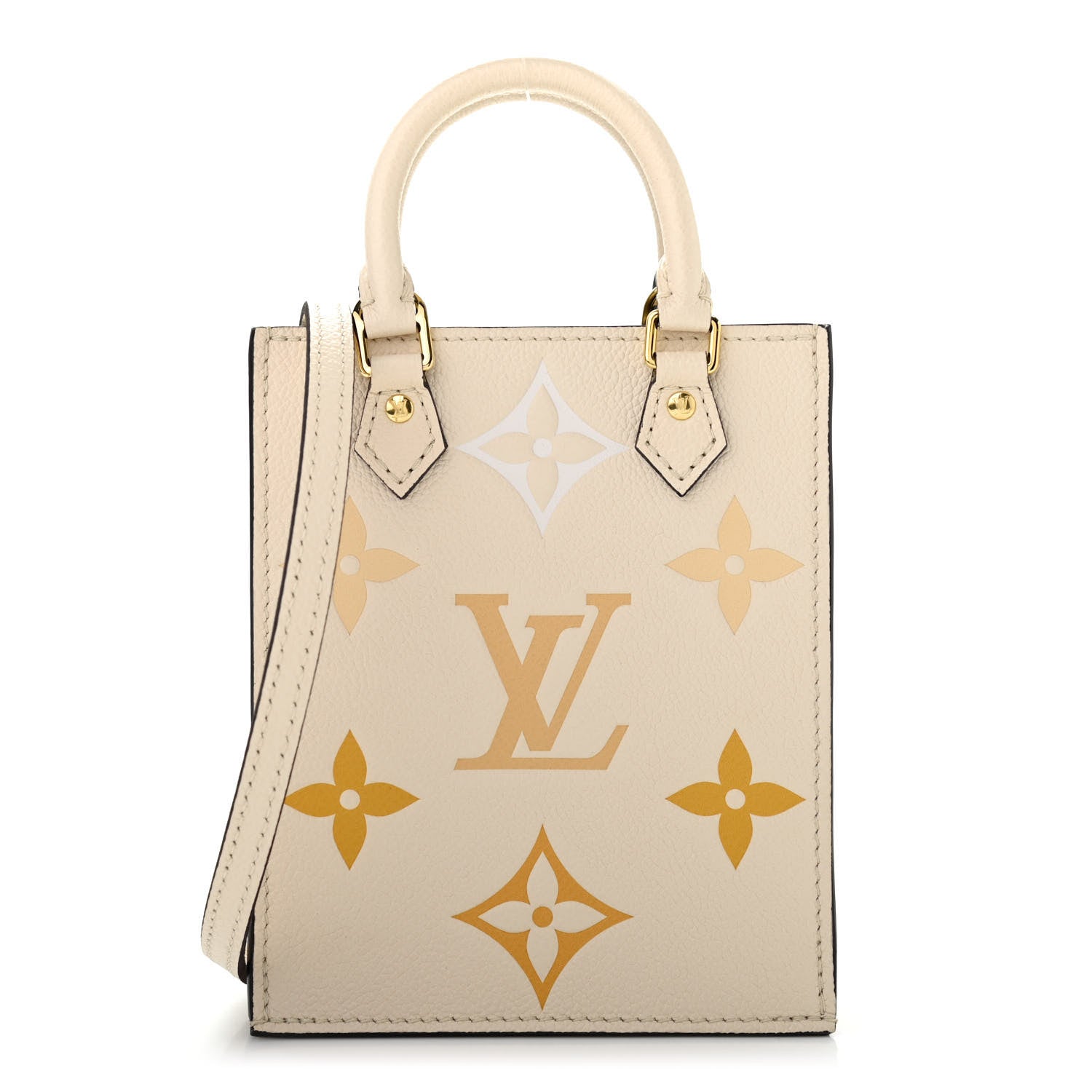 Louis Vuitton Empreinte Monogram Giant By The Pool Petit Sac Plat Cream Saffron 1 of 7