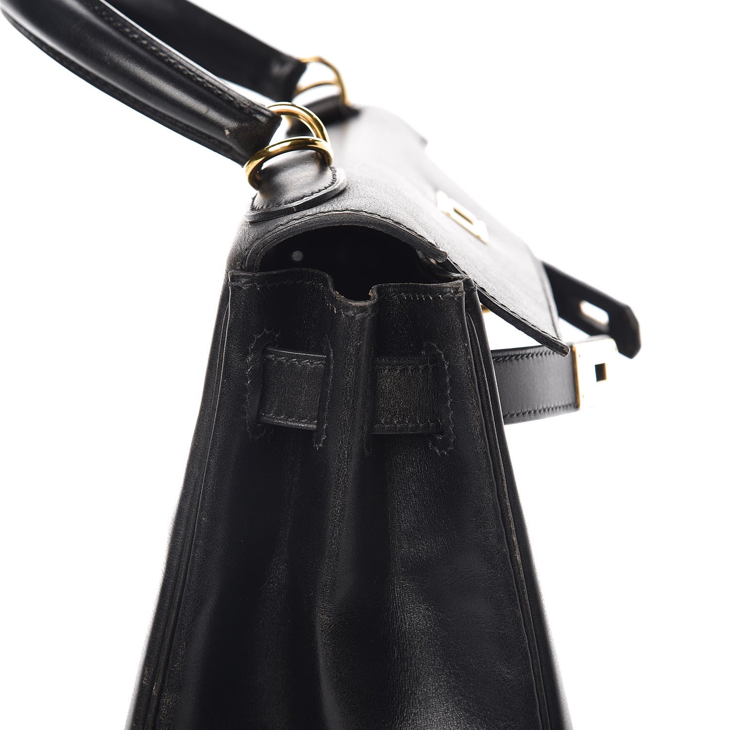 Hermes Box Kelly Retourne 28 Black 29 of 39