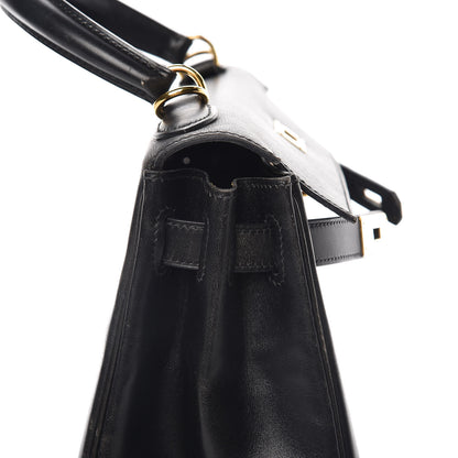 Hermes Box Kelly Retourne 28 Black 29 of 39