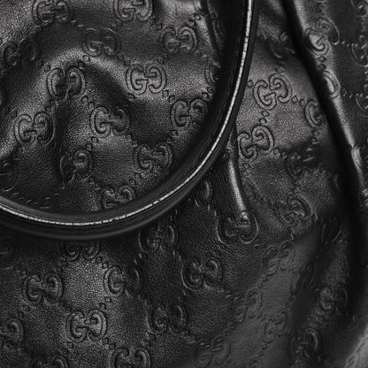 Gucci Guccissima Medium Sukey Tote Black 12 of 12