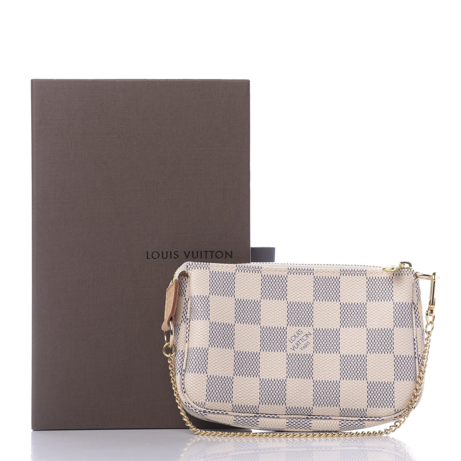 Louis Vuitton Damier Azur Mini Pochette Accessories 10 of 10