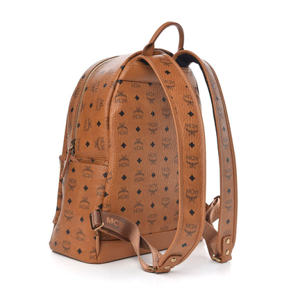 MCM Visetos Medium Stark Backpack Cognac 3 of 10