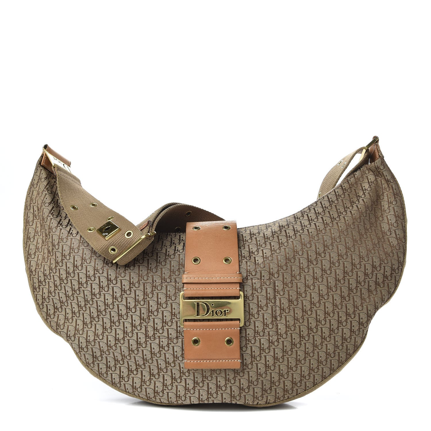 Christian Dior Monogram Street Chic Hobo Beige 1 of 11
