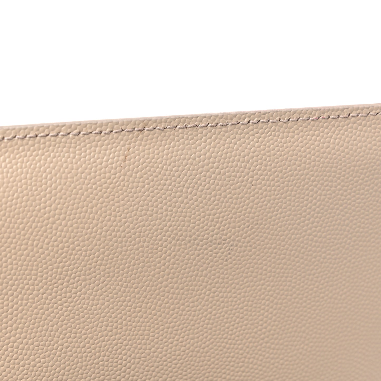 Grain De Poudre Classic Monogram Cassandre Clutch Nude Powder