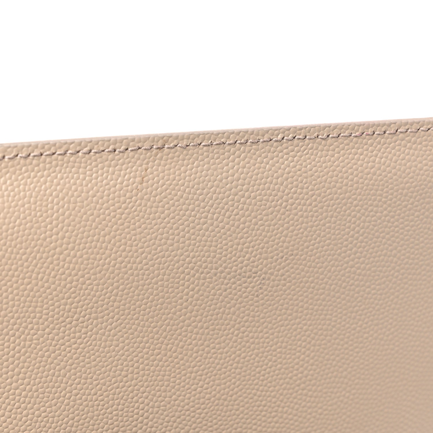 Saint Laurent Grain De Poudre Classic Monogram Cassandre Clutch Nude Powder 11 of 13