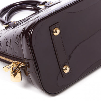 Louis Vuitton Vernis Alma PM Amarante 5 of 9