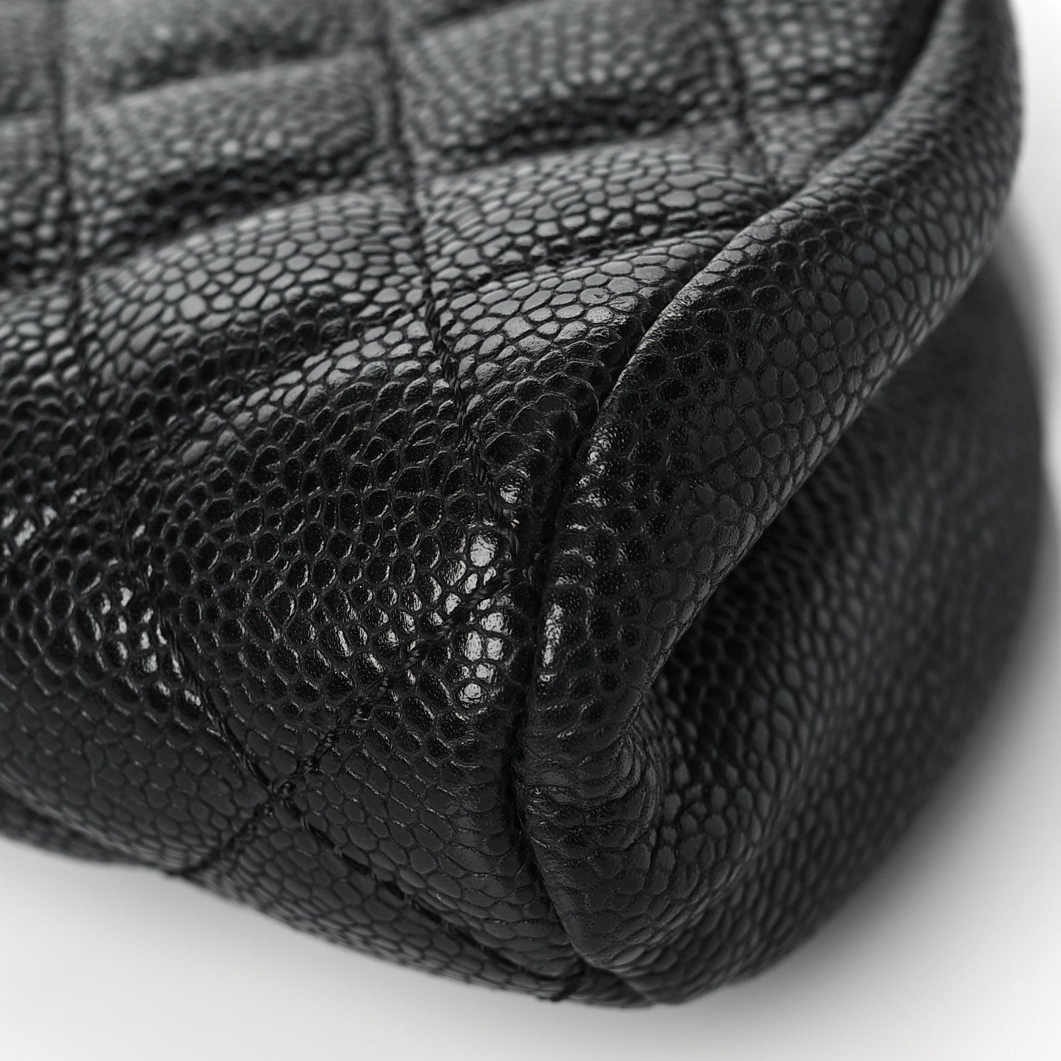Chanel Caviar Quilted Timeless Clutch Black 9 of 9