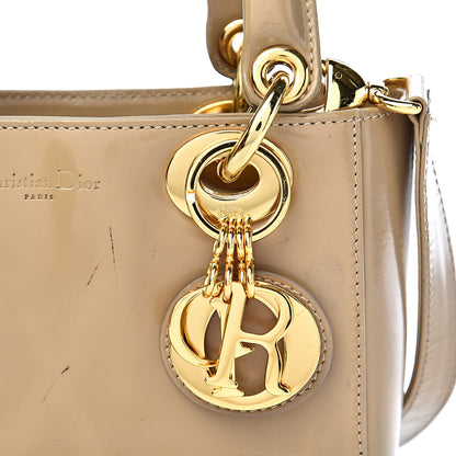 Christian Dior Patent Mini Lady Dior Beige 19 of 19