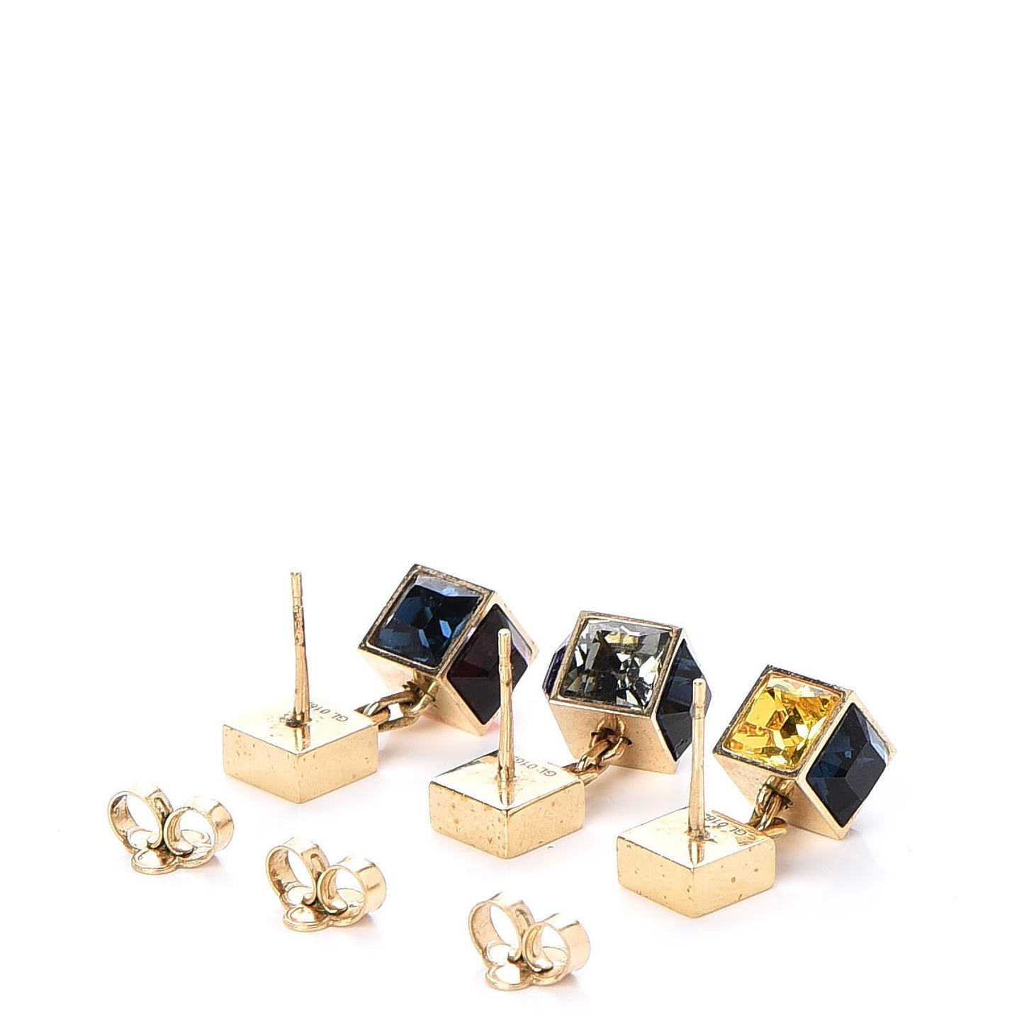 Swarovski Gamble Earring Set Sunset Gold