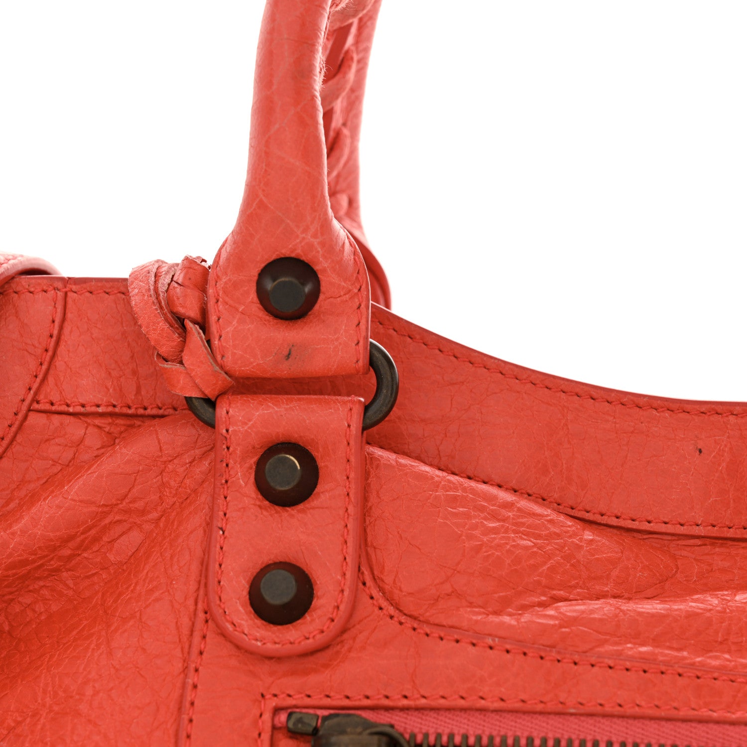 Balenciaga Agneau Classic Hardware City Rose Corail 11 of 15