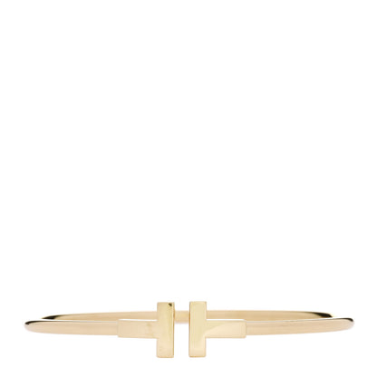 Tiffany 18K Yellow Gold T Wire Bracelet 1 of 3