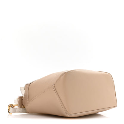 Loewe Calfskin Mini Puzzle Edge Bag Soft White Paper Craft 4 of 10