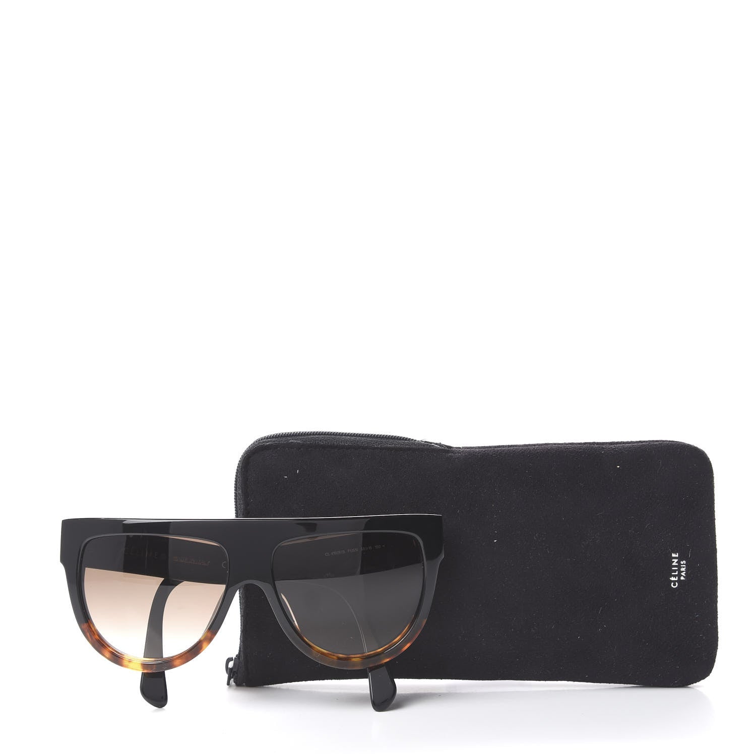 Celine Shadow Sunglasses CL 41026/S Black Havana 6 of 6