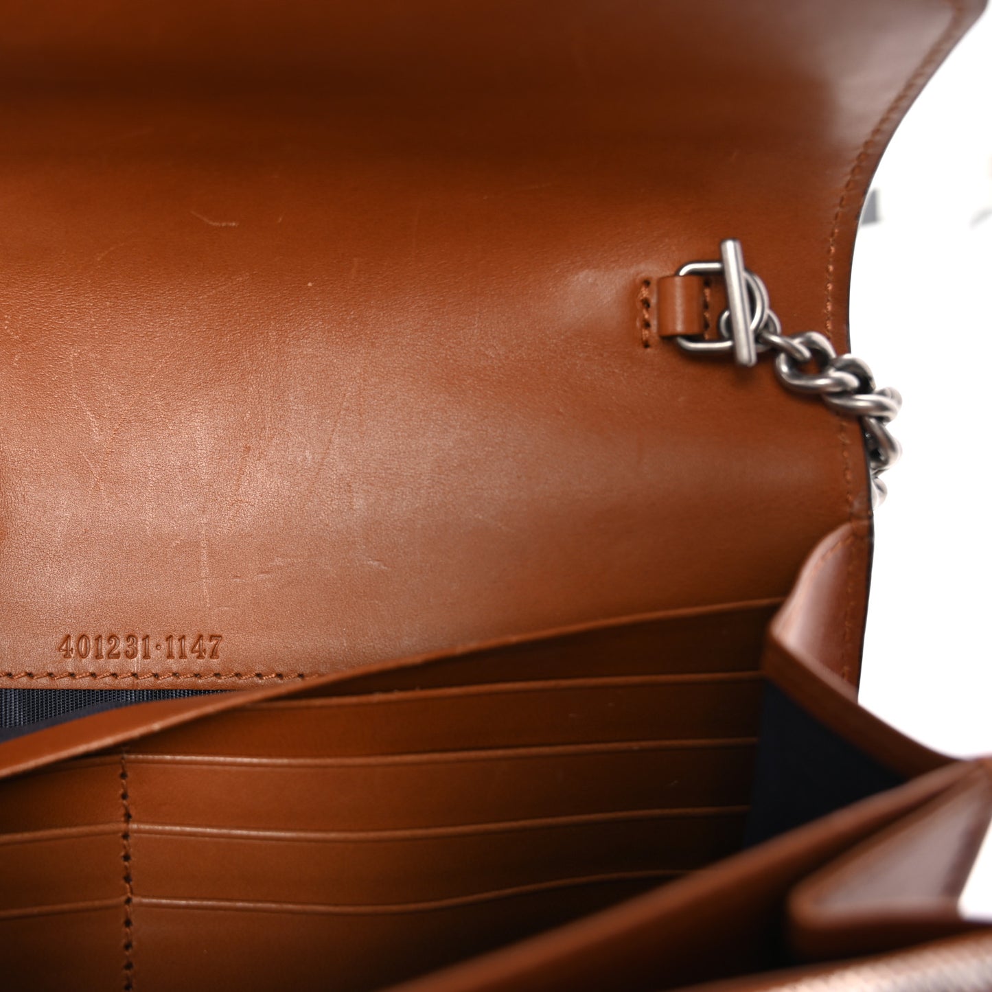 Loden Fabric Cuoio Harness Web Mini Dionysus Chain Wallet Underwood Harness Brown