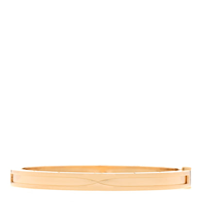Bulgari 18K Yellow Gold Narrow B.Zero1 Bangle Bracelet S 1 of 5