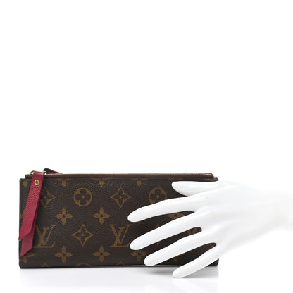 Louis Vuitton Monogram Adele Wallet Fuchsia 8 of 14