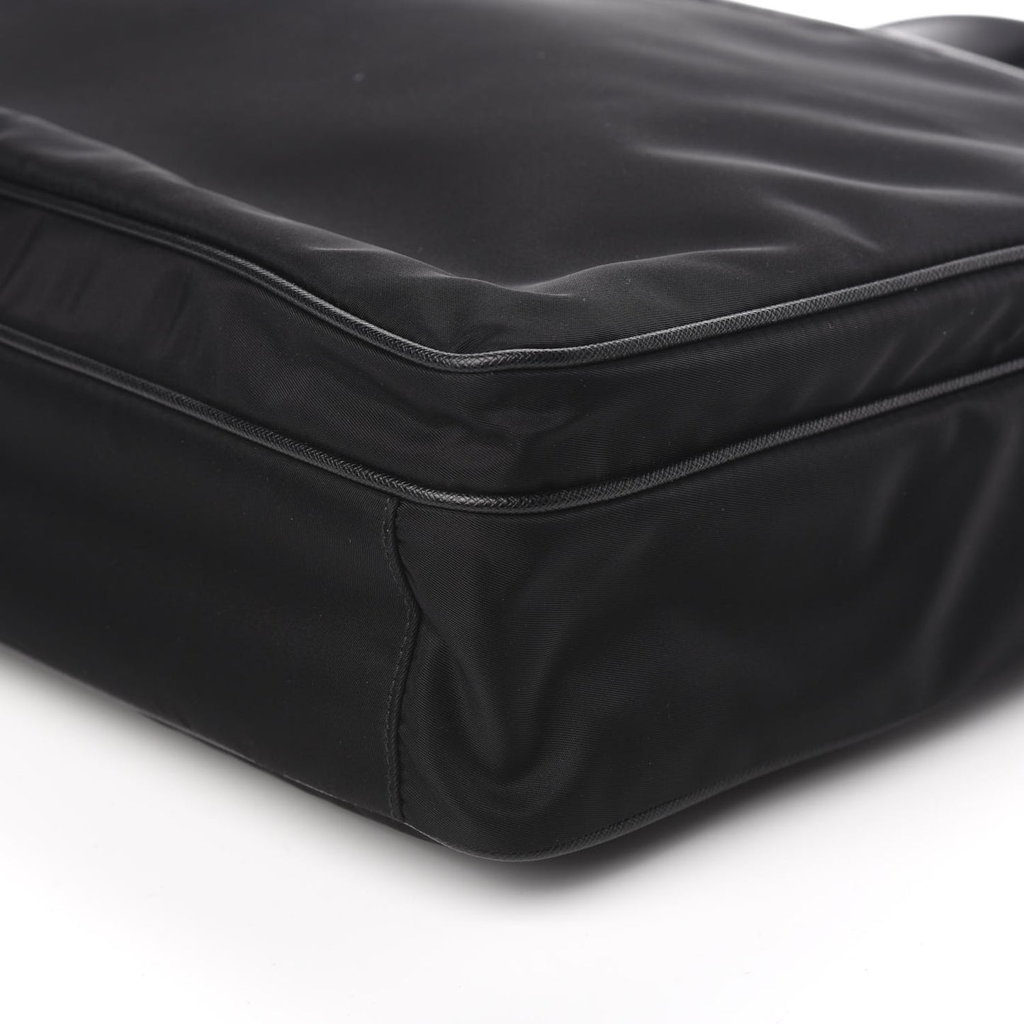 Tessuto Nylon Saffiano Tote Black