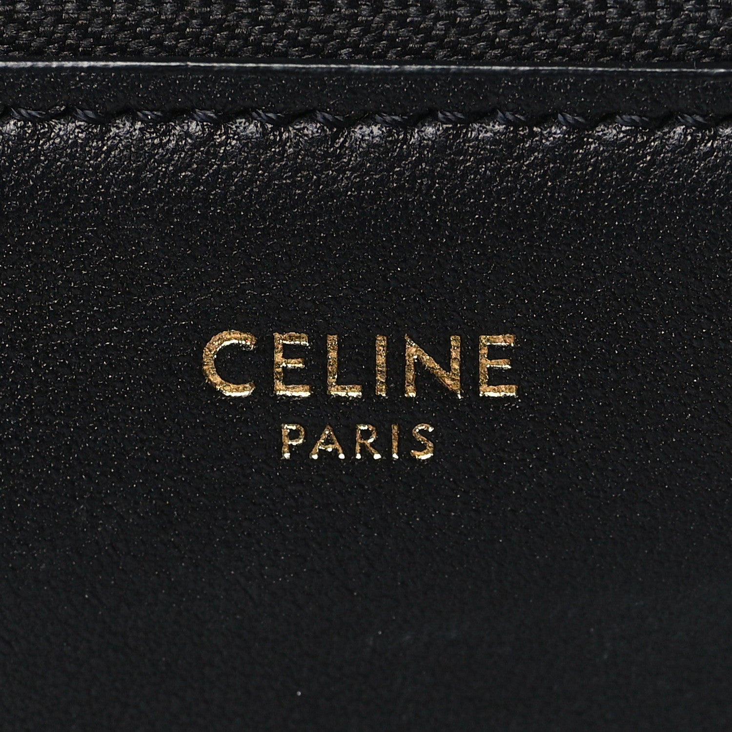 Celine Lambskin Large Trio Crossbody Bag Black 8 of 11