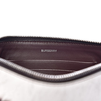Burberry Calfskin Cow Print TB Zip Pouch Mahogany 7 of 7