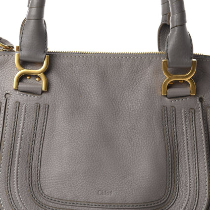 Chloe Calfskin Medium Marcie Satchel Cashmere Grey 10 of 10