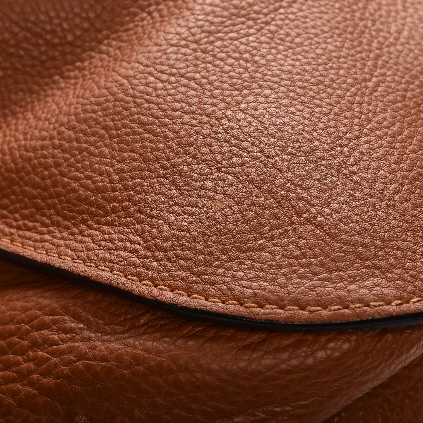 Calfskin Large Marcie Satchel Tan