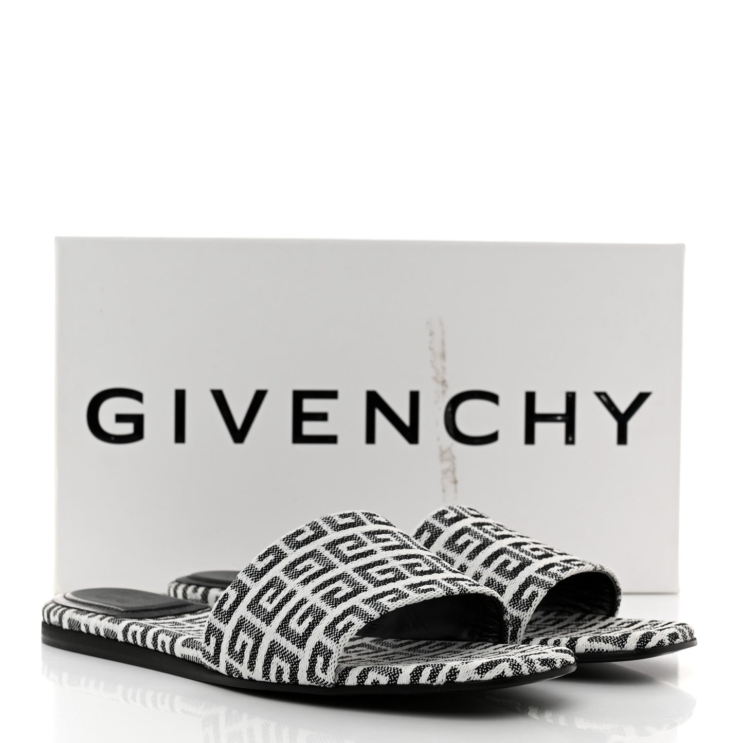 Canvas 4G Logo Mule Slide Sandals 41