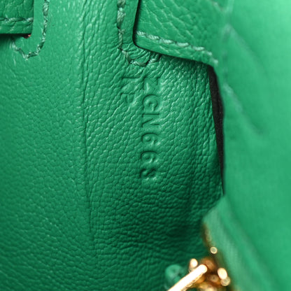 Hermes Togo Kelly Retourne 25 Menthe 7 of 11