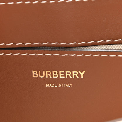 Burberry Canvas Horseferry Print Note Crossbody Bag Natural Tan 6 of 10