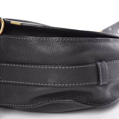 Chloe Calfskin Medium Marcie Round Crossbody Bag Black 6 of 11
