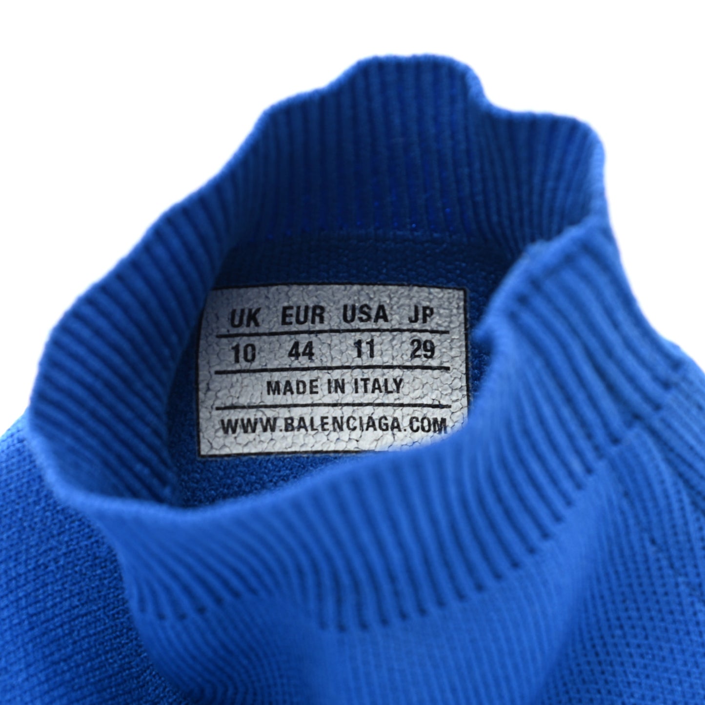 Neoprene Knit Mens Speed Sneakers 44 Bleu