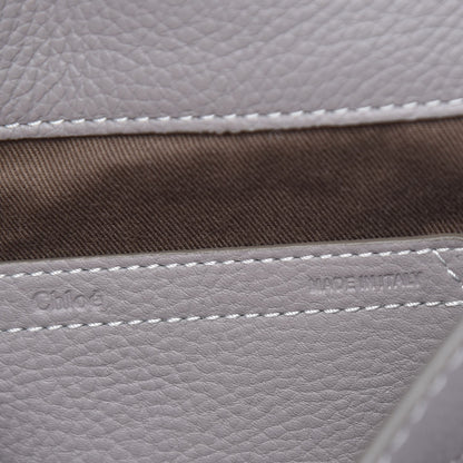 Chloe Calfskin Medium Marcie Round Crossbody Bag Cashmere Grey 6 of 7