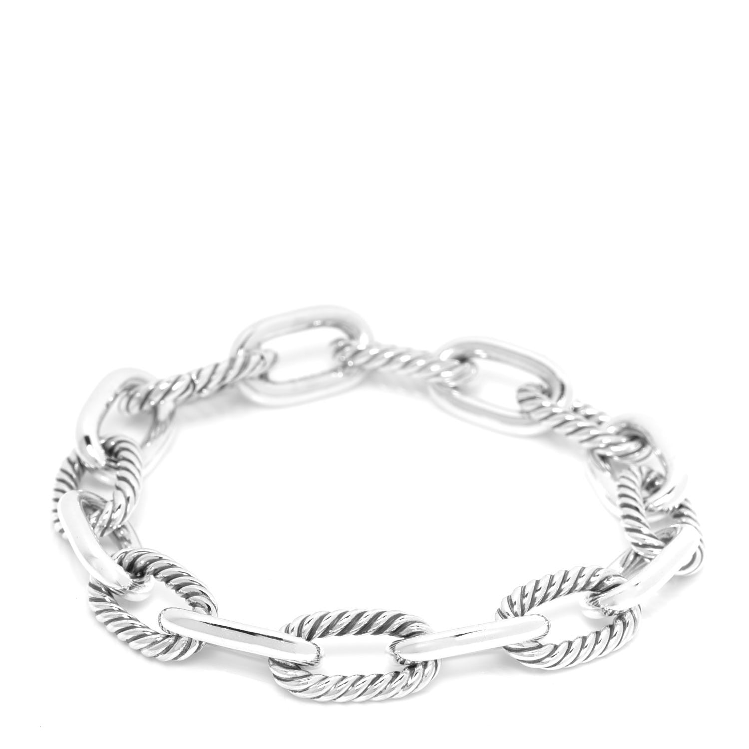 David Yurman Sterling Silver 11mm Madison Chain Bracelet 1 of 5