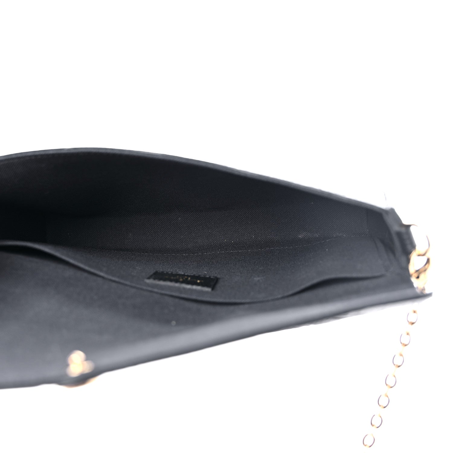 Louis Vuitton Empreinte Pochette Felicie Chain Wallet Black 6 of 9