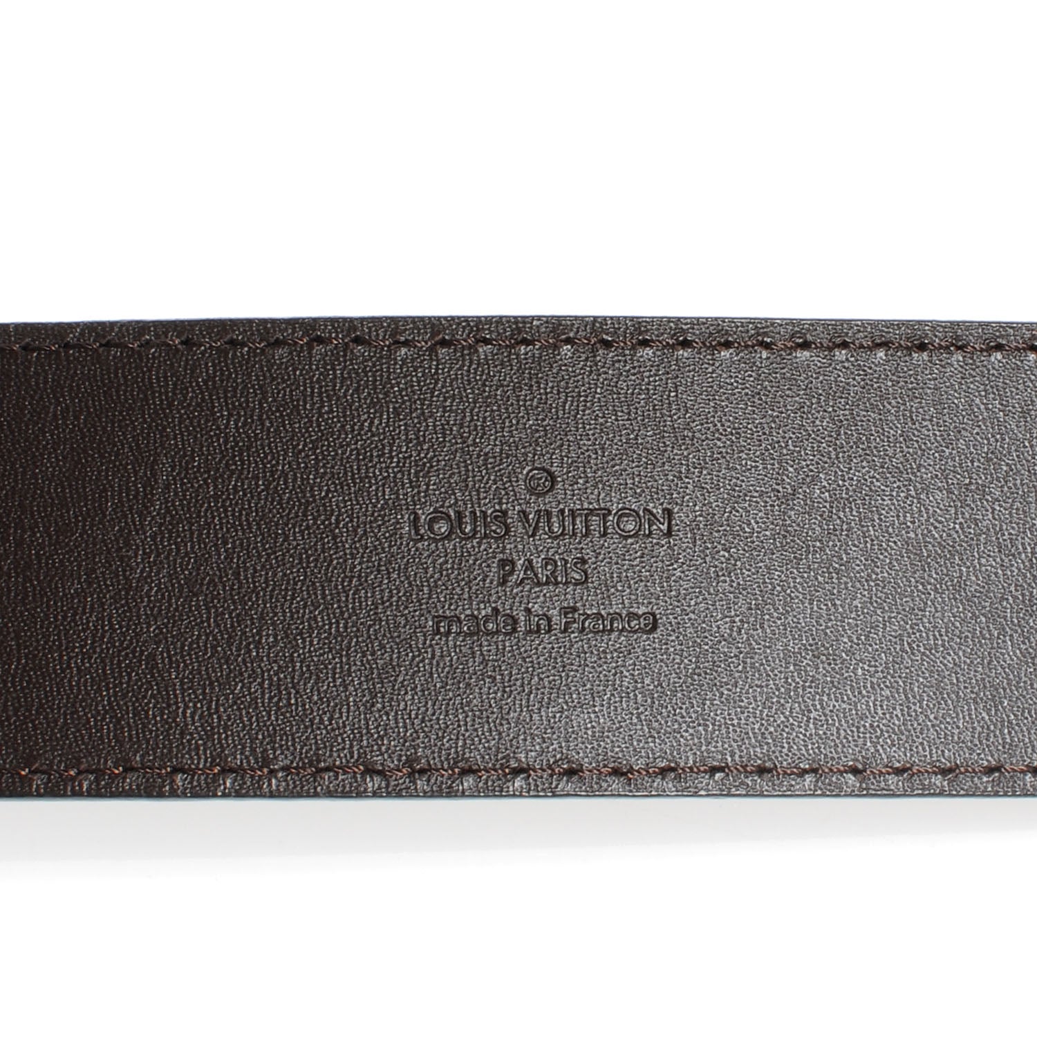 Louis Vuitton Damier Ebene LV Initiales Belt 95 38 6 of 7