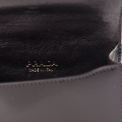 Prada Spazzolato Micro Cahier Bag Black 6 of 9