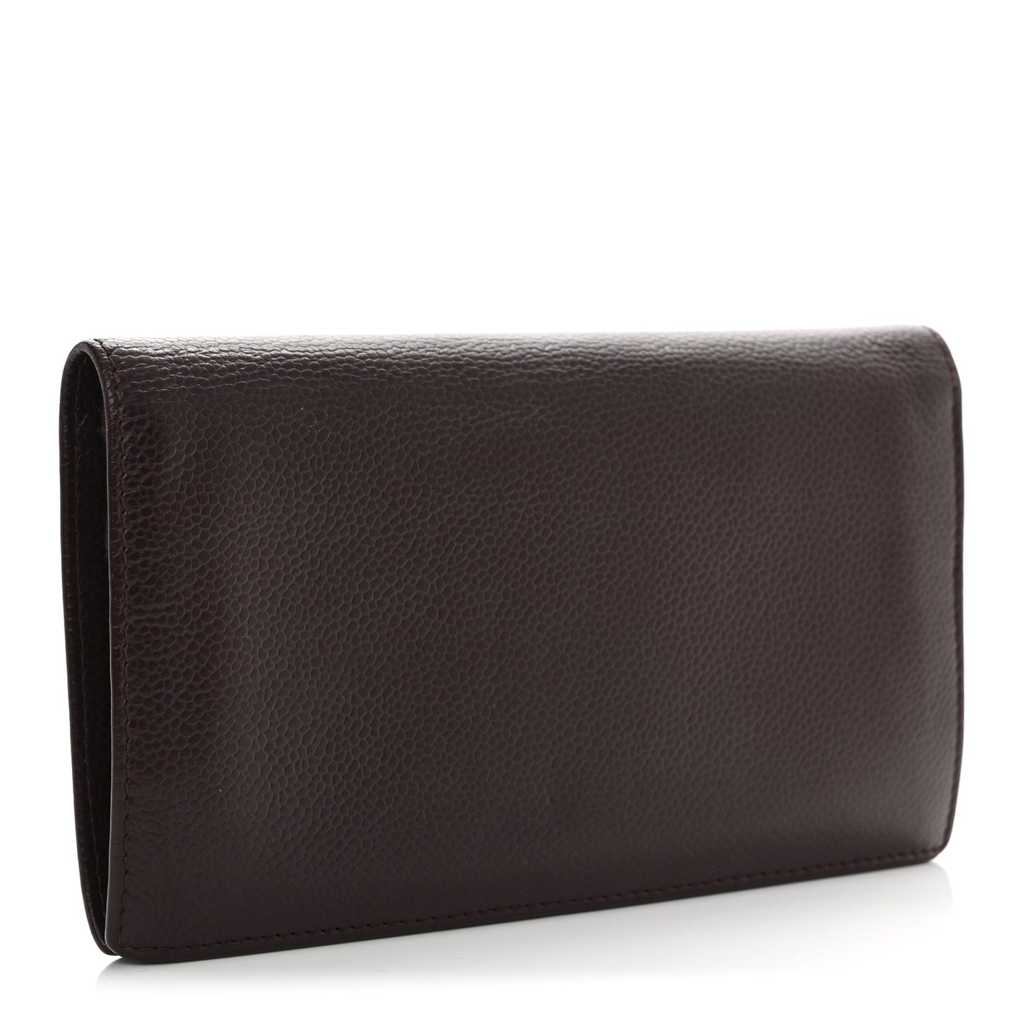 Caviar Timeless CC Yen Wallet Burgundy