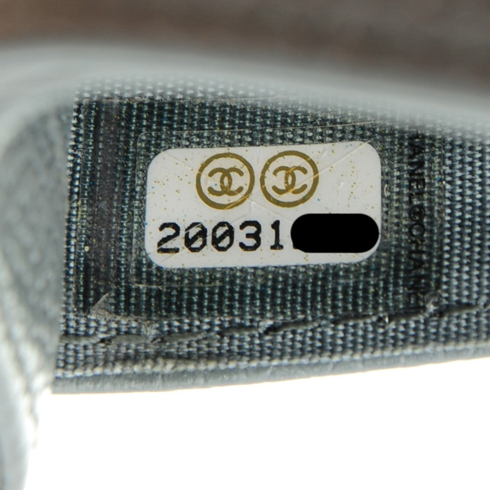 Chanel Caviar Timeless CC Card Holder Grey 8 of 8