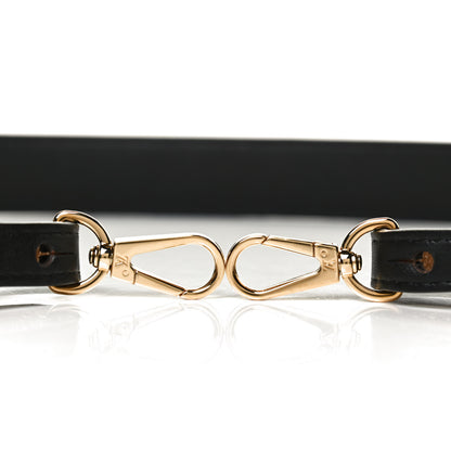 Louis Vuitton Reverse Monogram Bandouliere Shoulder Strap XL Black 3 of 6