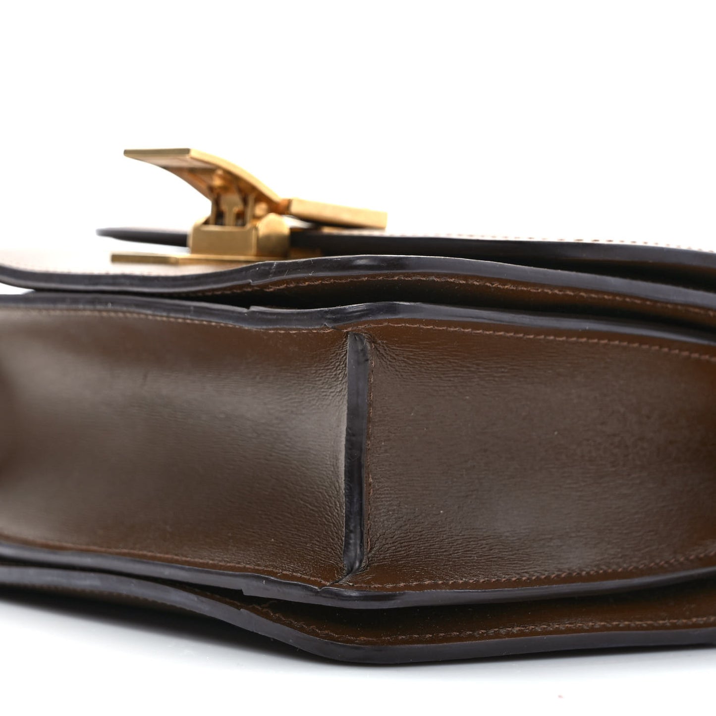 Smooth Calfskin Small Classic Box Flap Bag Camel