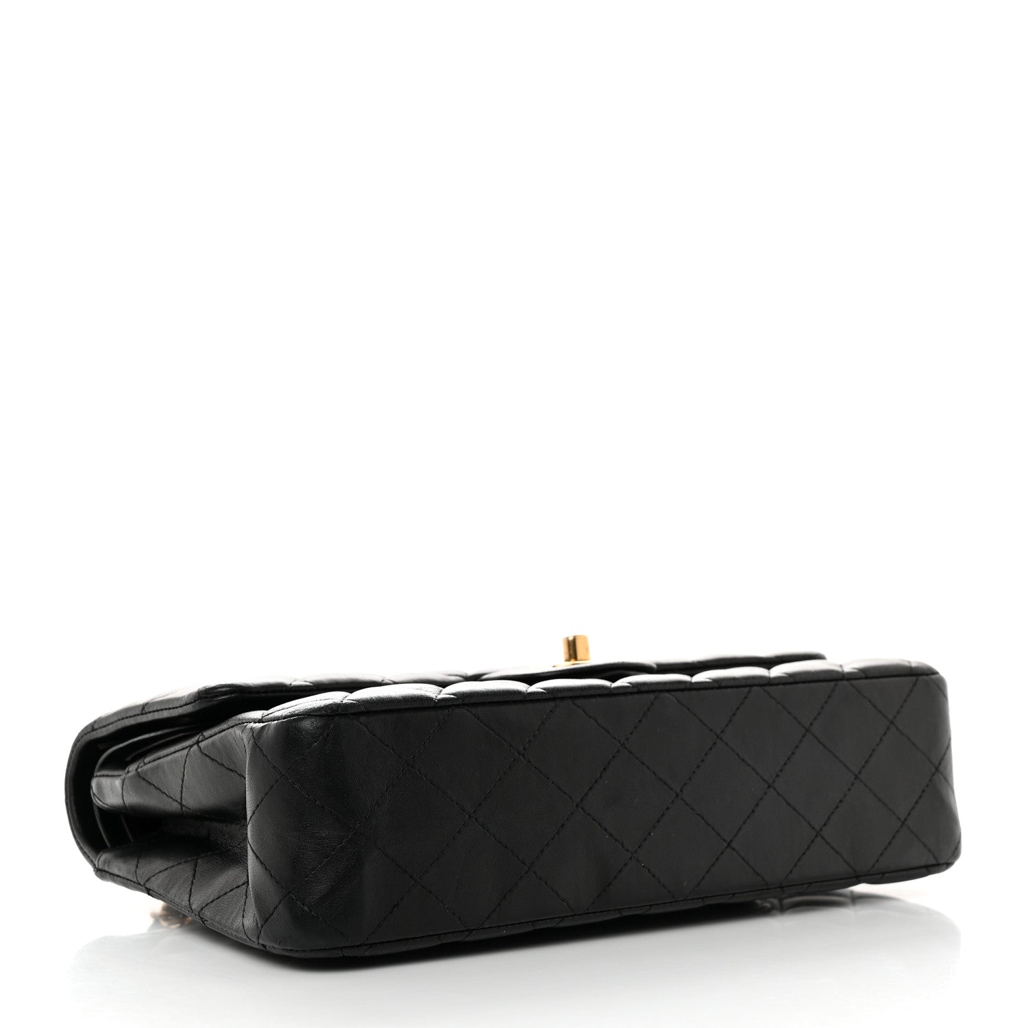 Chanel Lambskin Quilted Medium Double Flap Black 4 of 13