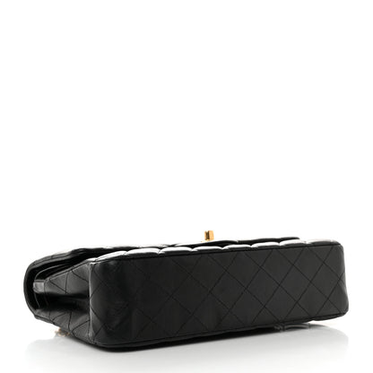 Chanel Lambskin Quilted Medium Double Flap Black 4 of 13