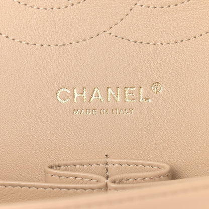 Chanel Lambskin Quilted Jumbo Double Flap Beige Clair 6 of 11
