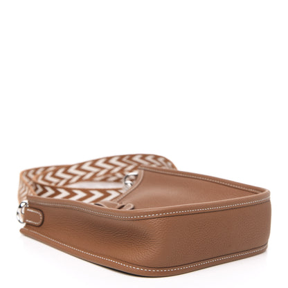 Hermes Taurillon Maurice Amazone Evelyne TPM Gold White 4 of 11