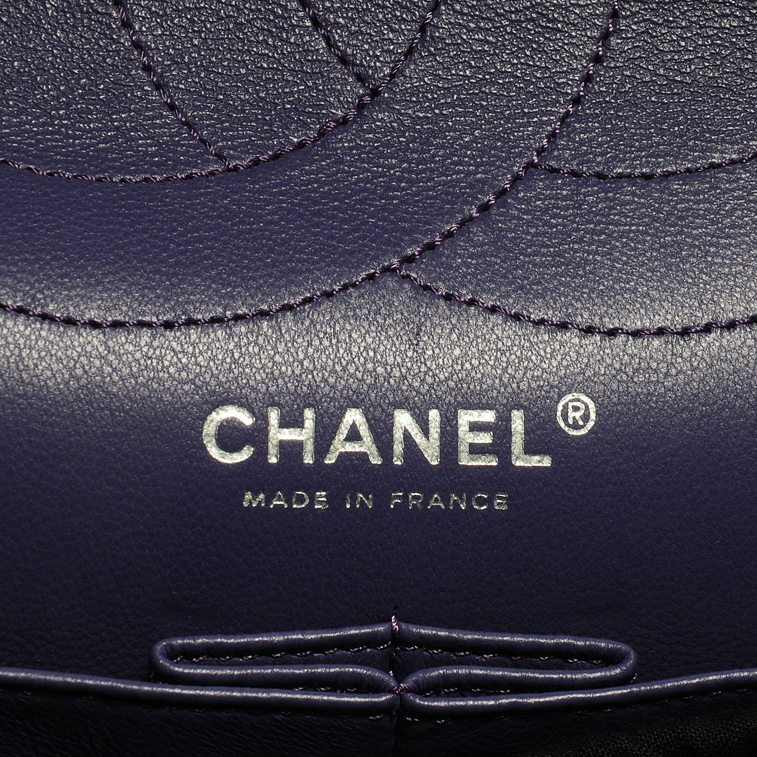 Chanel Lambskin 2.55 Reissue 227 Flap Purple 5 of 8
