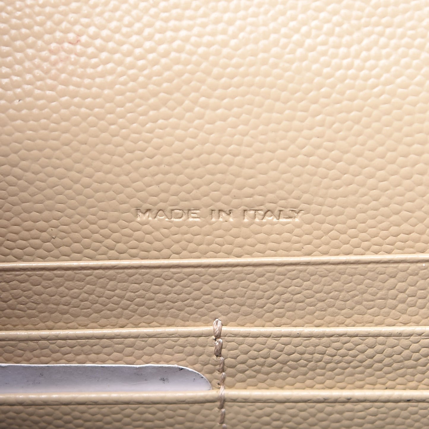 Grain De Poudre Matelasse Chevron Monogram Envelope Chain Wallet Nude Powder