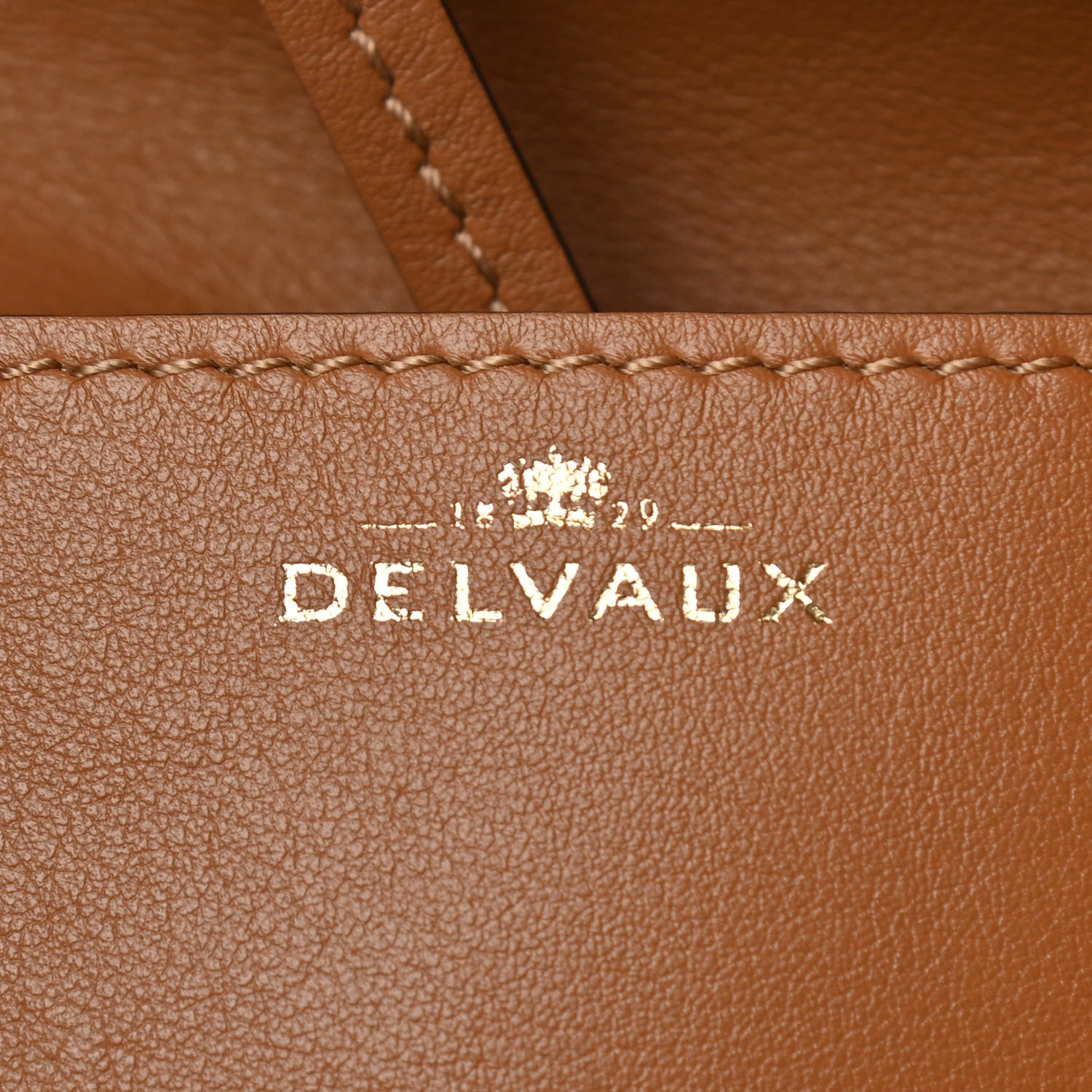 Delvaux Linen Canvas Supple Calfskin Pin Daily Surpique Bucket Naturel 6 of 10